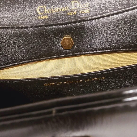 Vintage DIOR bag with chained coin Pouch